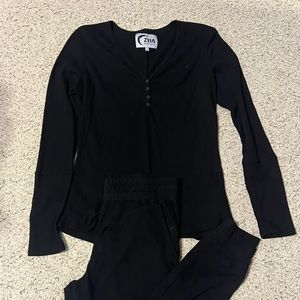 Zyia women’s Don’t Wake Me Thermal Black Set size L